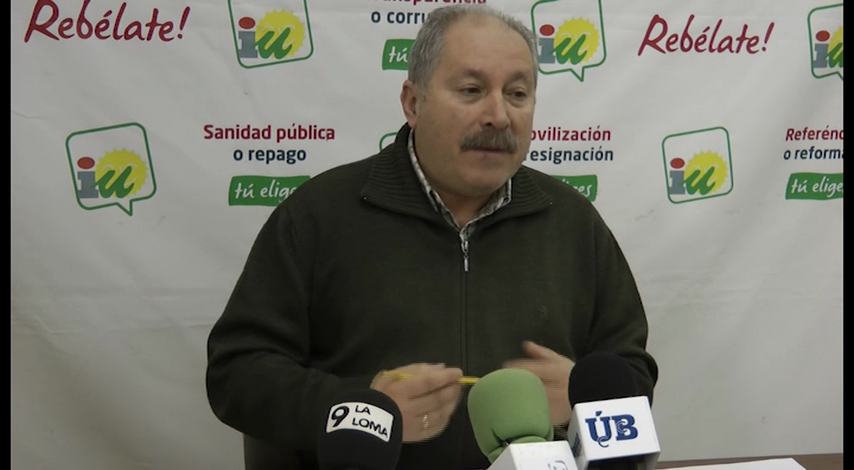 Diego de la Cruz valora su situación en IU Úbeda ante la resolución del expediente