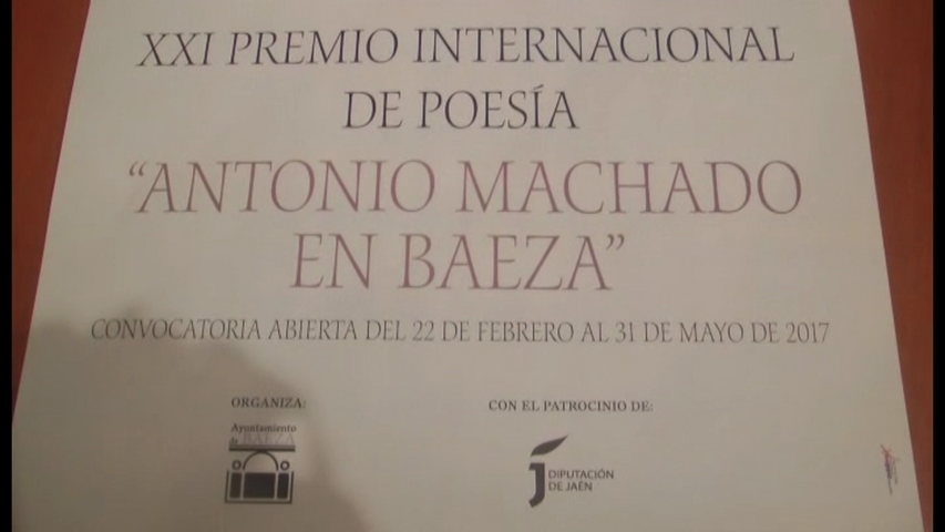 Presentado el XXI Premio Internacional de Poesía Antonio Machado de Baeza