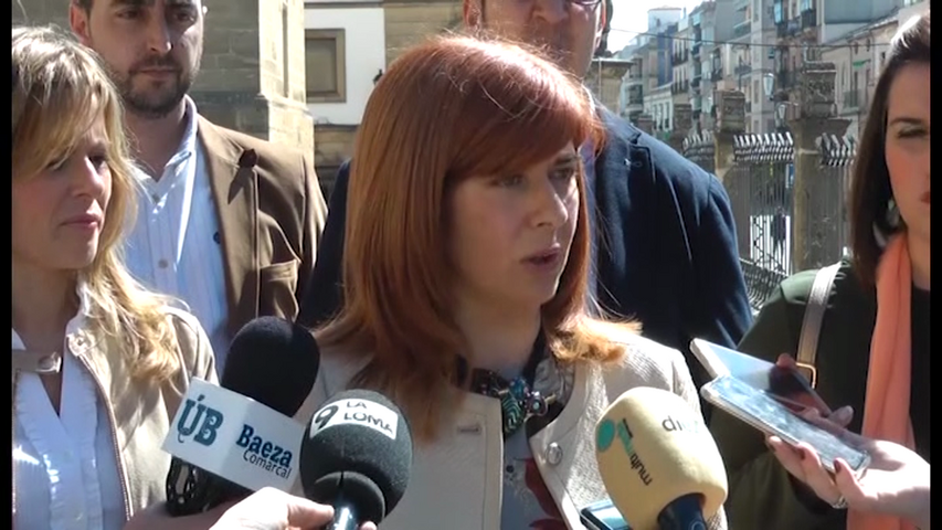 Reunión entre las alcaldesas de Úbeda y Baeza para abordar las ayudas de desarrollo urbano sostenible