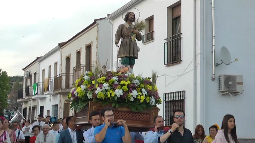 Procesión de San Isidro Labrador en la Feria de Campillo del Río