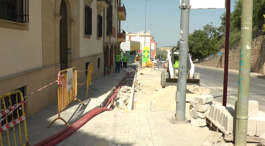 Comienzan las obras para embellecer el acceso a Baeza desde Jaén