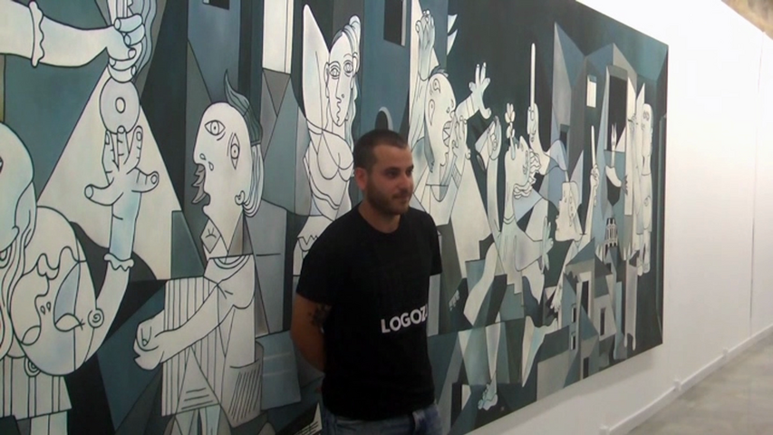 Arranca el Baeza Fest en Baeza con la exposición del «Guernicasso» en el Cuartel de Sementales