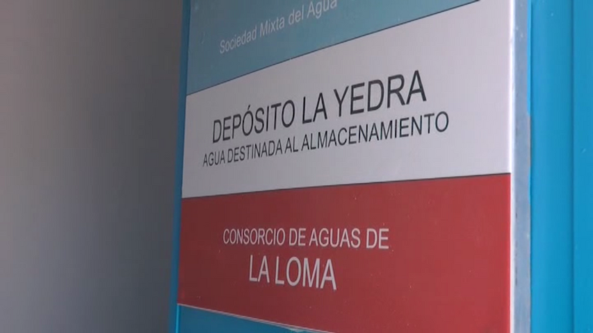 Obras de adecuación en el depósito de agua potable de La Yedra