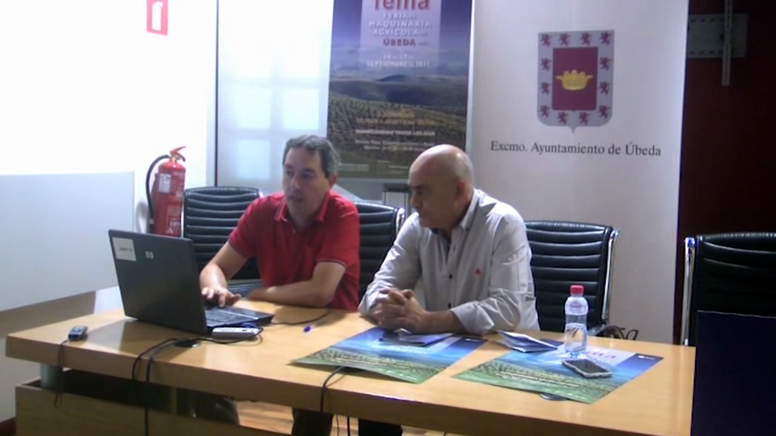 El responsable del área de comercio del Úbeda presenta la XXXV edición de la Feria de la Maquinaria Agrícola