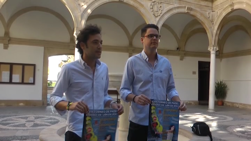 Presentada la XVIII edición del Torneo de Pádel «Ciudad de Úbeda»