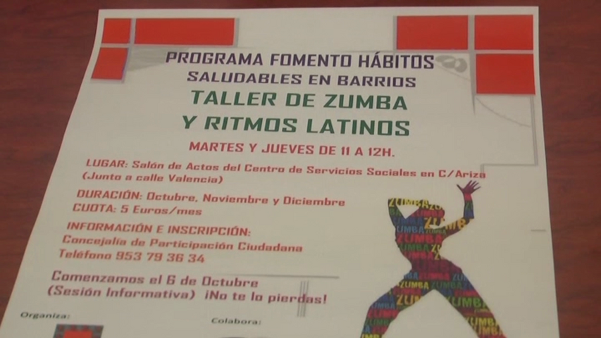 Programa de fomento de hábitos saludables en barrios de Úbeda