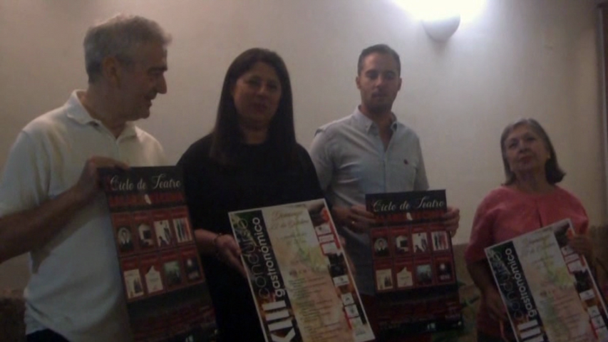 Presentados el  II ciclo de teatro “Salaria a Escena” y del XIII concurso gastronómico de Sabiote