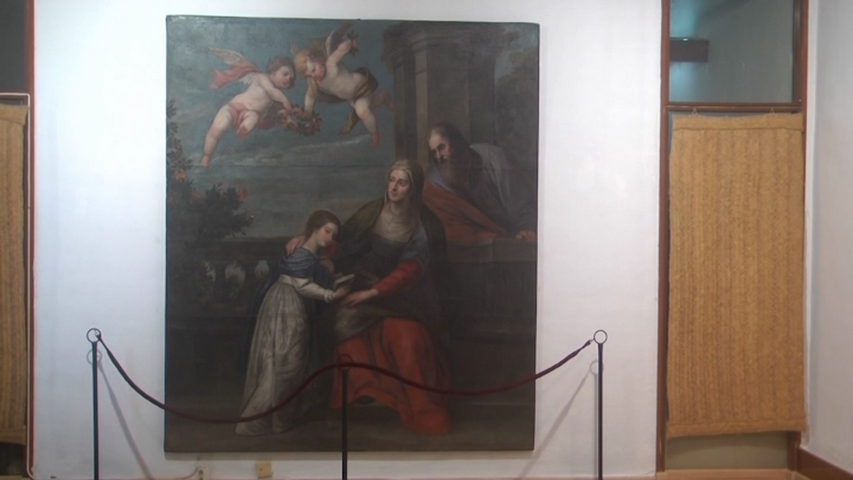 Se presenta en Úbeda el cuadro restaurado de «La educación de la Virgen niña»