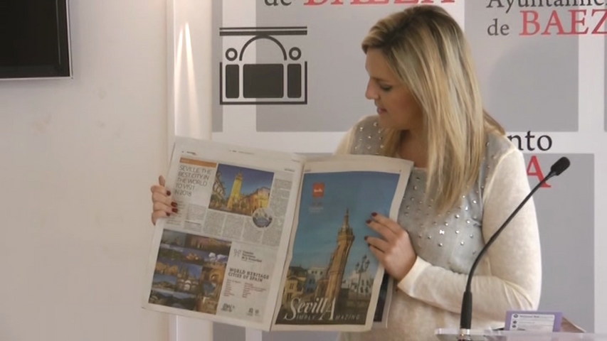 Lola Marín hace balance de la presencia de Baeza en la Wolrd Travel Market de Londres y la Asamblea del Grupo de Ciudades Patrimonio en Córdoba