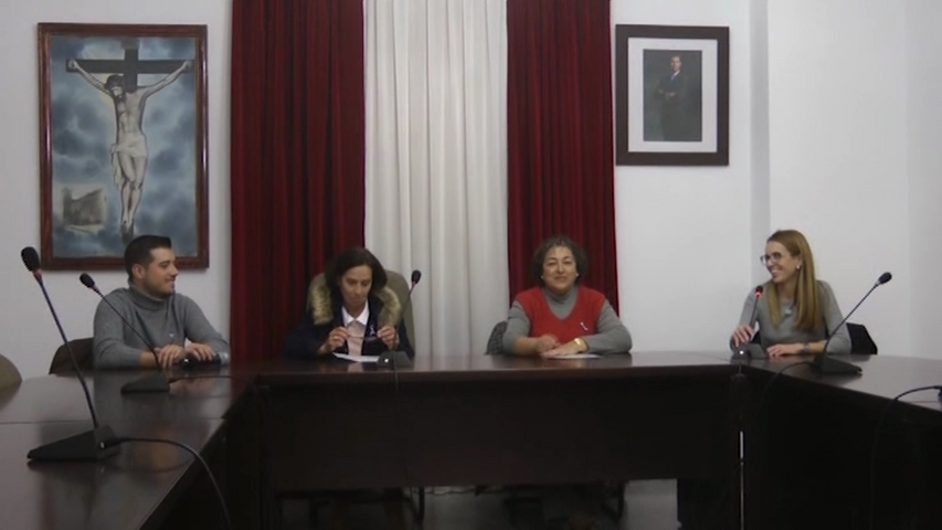 Acto institucional del 25-N en el Ayuntamiento de Begíjar