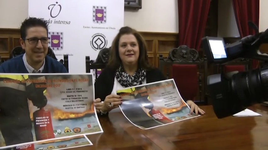 Campaña de prevención contra incendios domésticos en Úbeda