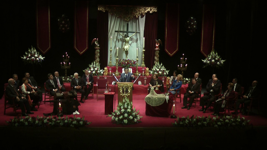 Alejandro Mora pronunció el Pregón de la Semana Santa de Baeza
