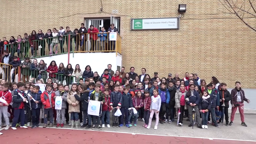 Señalizado el camino escolar seguro al colegio Peroxil