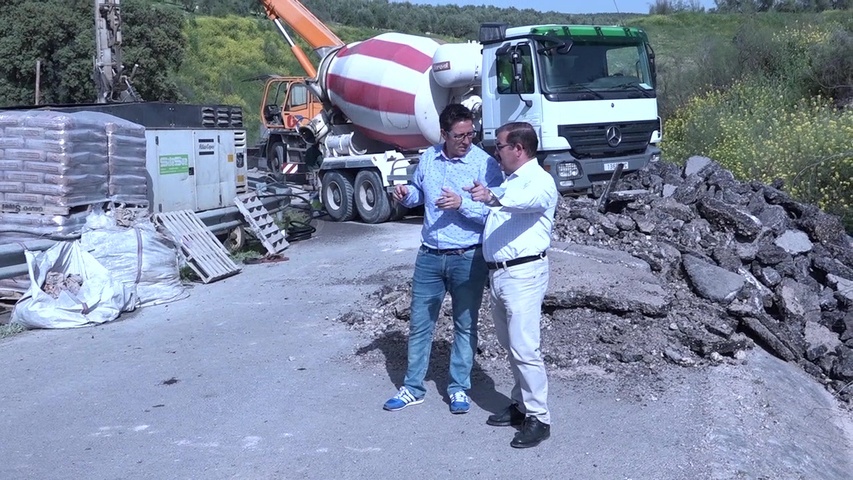 La Diputación interviene en la carretera JA-6107 que une el Puente de la Cerrada con San Miguel