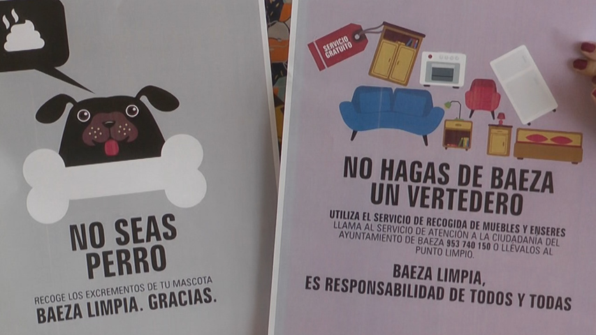 Medio ambiente pone en marcha en Baeza una campaña de renovación de parques infantiles, limpieza y recogida de basuras