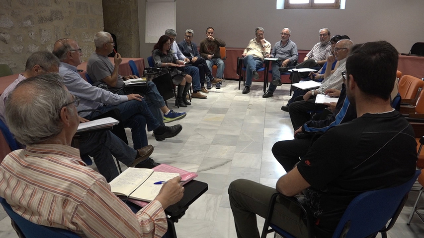 La coordinadora en defensa de las pensiones dignas reunida en Baeza anuncia nuevas movilizaciones