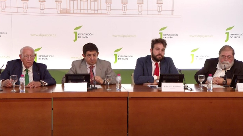 Diputación acoge la firma de un convenio para impulsar las investigaciones arqueológicas sobre la Cueva de Bedmar
