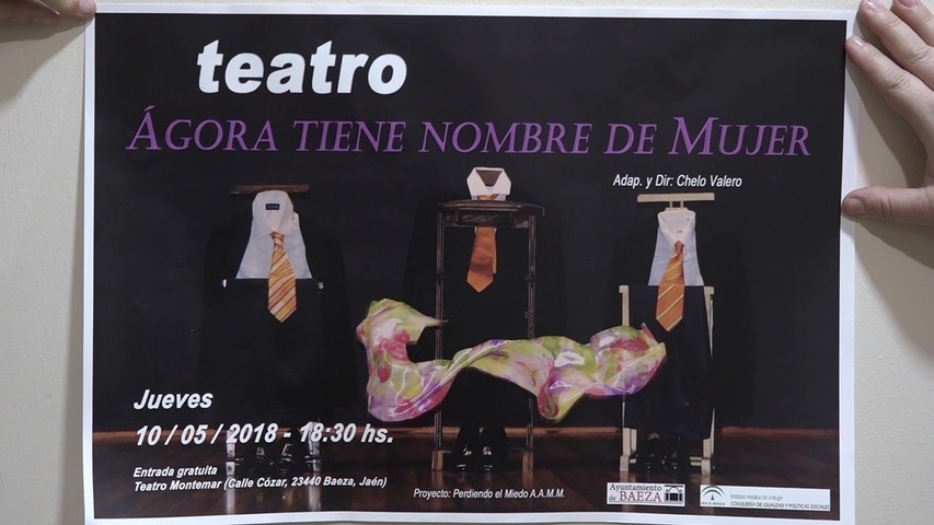 El Teatro Montemar acoge la representación de la obra «Ágora Tiene Nombre de Mujer»