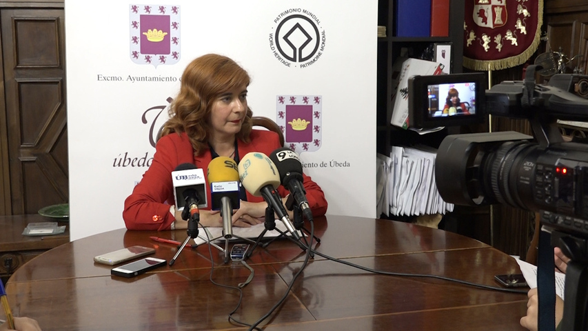 La alcadesa de Úbeda realiza balance sus tres años al frente del Ayuntamiento