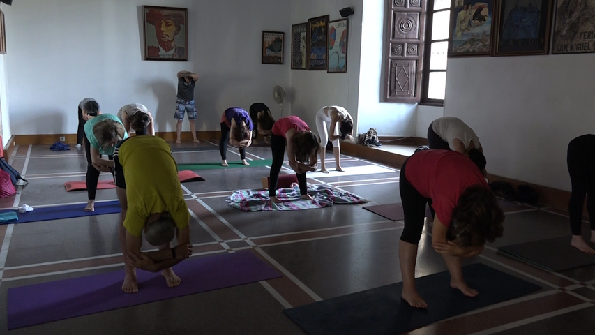 Celebradas las actividades programadas con motivo del Día Internacional del Yoga en Úbeda