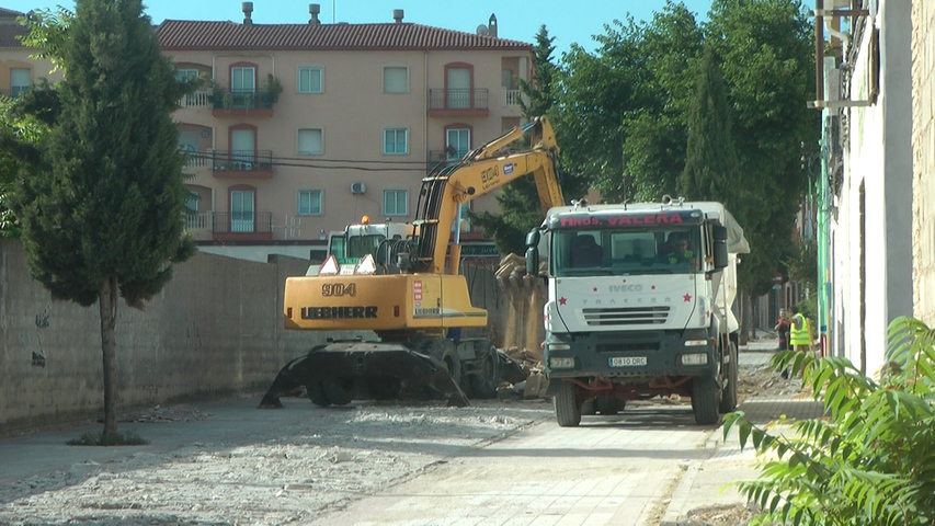 Comienzan las obras del camino del cementerio en Úbeda