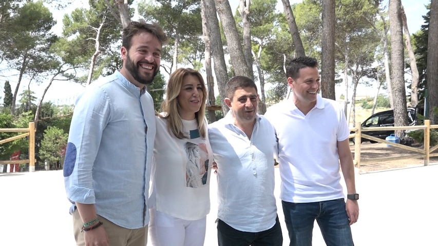 Susana Díaz participa en el Día de la Rosa en Torreperogil