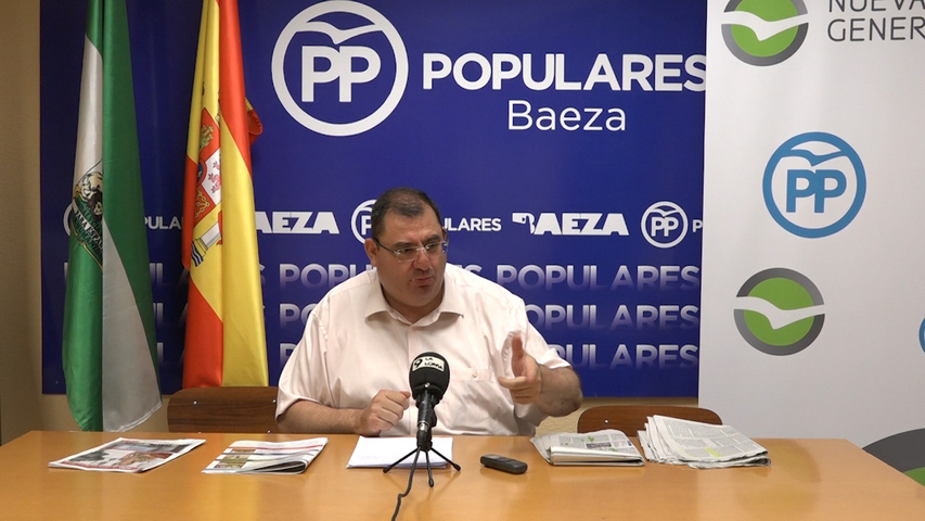 Críticas del PP a la gestión del PSOE y Lola Marín en Baeza