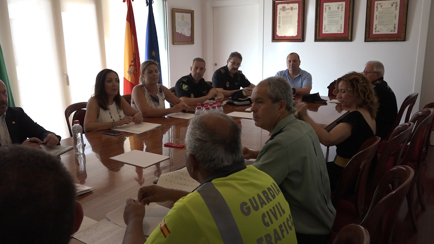 Junta local de seguridad en Baeza con motivo de la próxima feria y fiestas de la Virgen del Alcázar