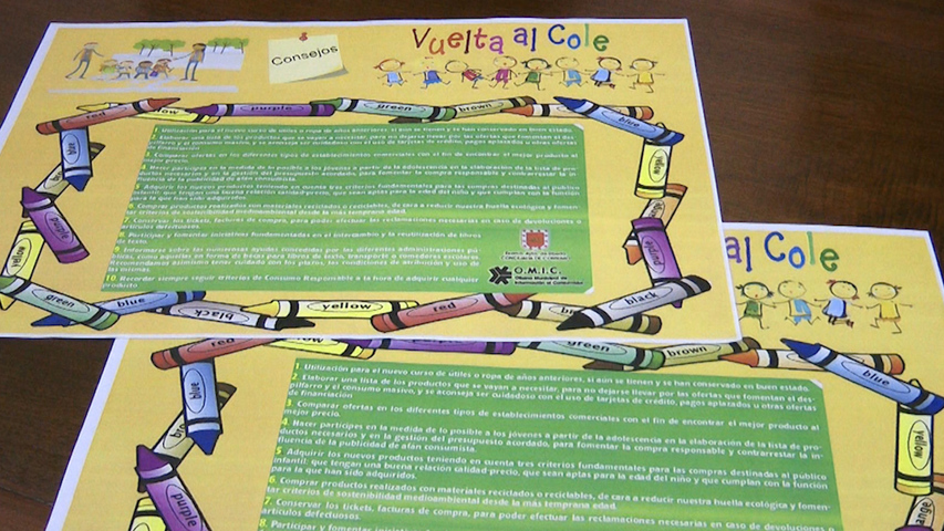 La oficina del consumidor y el Ayuntamiento de Úbeda presentan la campaña «Vuelta al Cole»