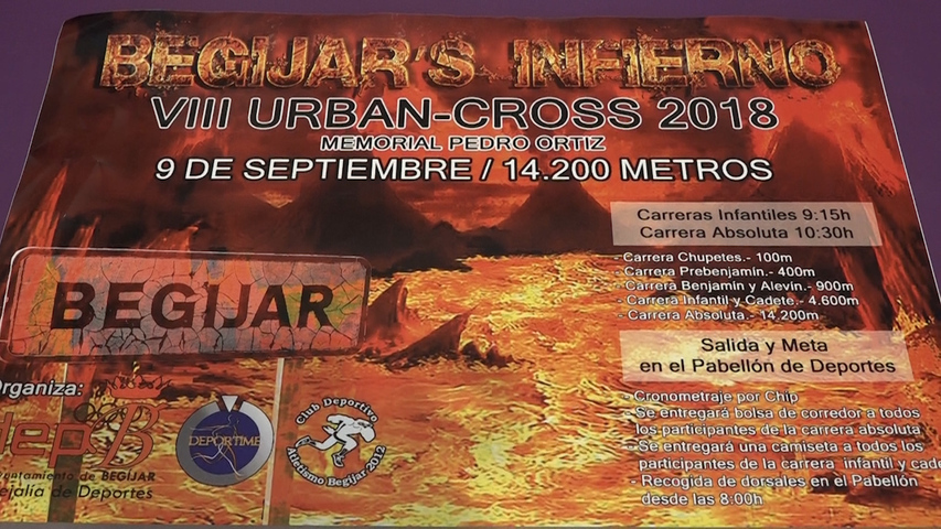 El próximo 9 de Septiembre se celebrará la VIII Urban-Cross Begíjar Infierno