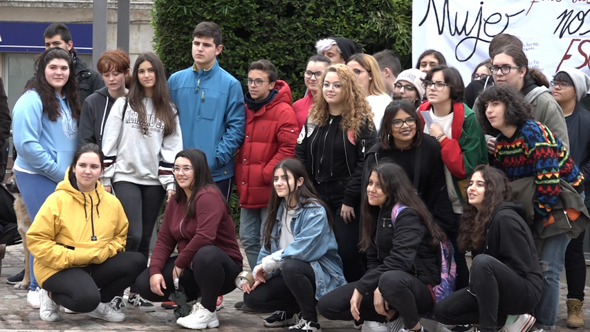 Concentración en Úbeda en contra de la Lomce contra el machismo y la intolerancia