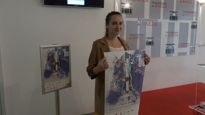 La concejala de cultura de Baeza presenta las actividades en la ciudad del XXII Festival de Música Antigua