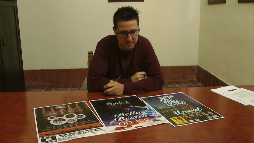 El concejal de festejos de Úbeda presenta tres musicales para adultos en Navidad