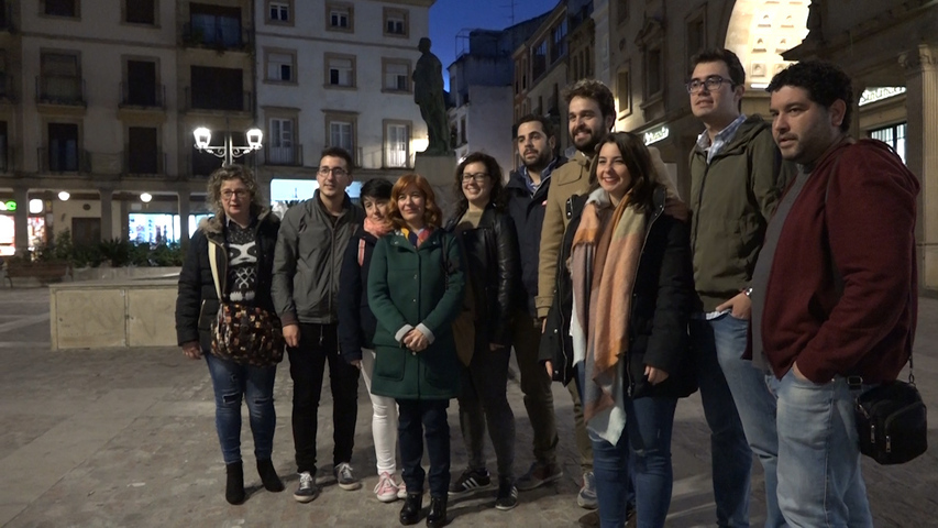 Acto de campaña de JSA en Úbeda para acercar a jóvenes a la política