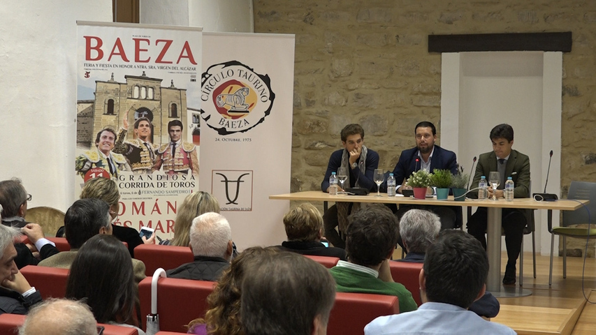 El Círculo taurino baezano reconoce a Román, Ginés Marín y Pablo Aguado como triunfadores en la Feria.