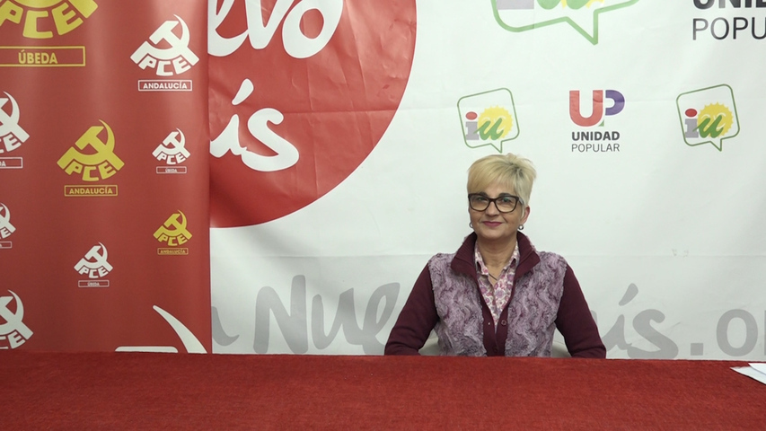 Leonor Espino nueva coordinadora municipal de Izquierda Unida en Úbeda