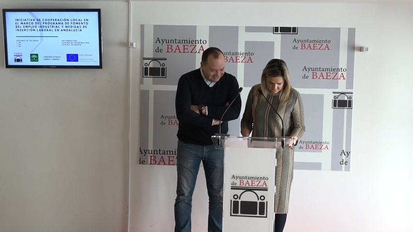 Baeza presenta el programa de fomento del empleo