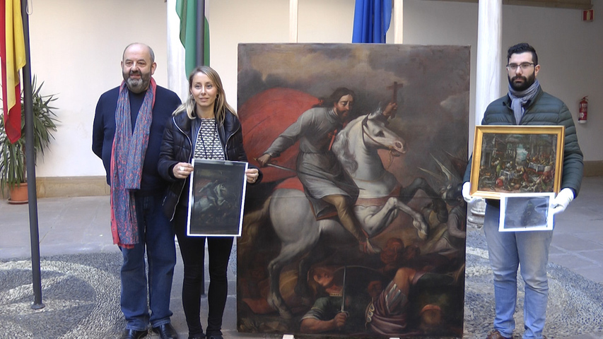 Presentadas las dos nuevas obras pictóricas restauradas en Úbeda por la Universidad de Sevilla