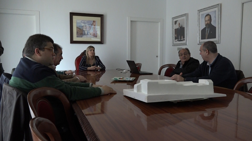 Reunión de trabajo para las obras de la residencia de personas mayores del Convento de la Encarnación de Baeza