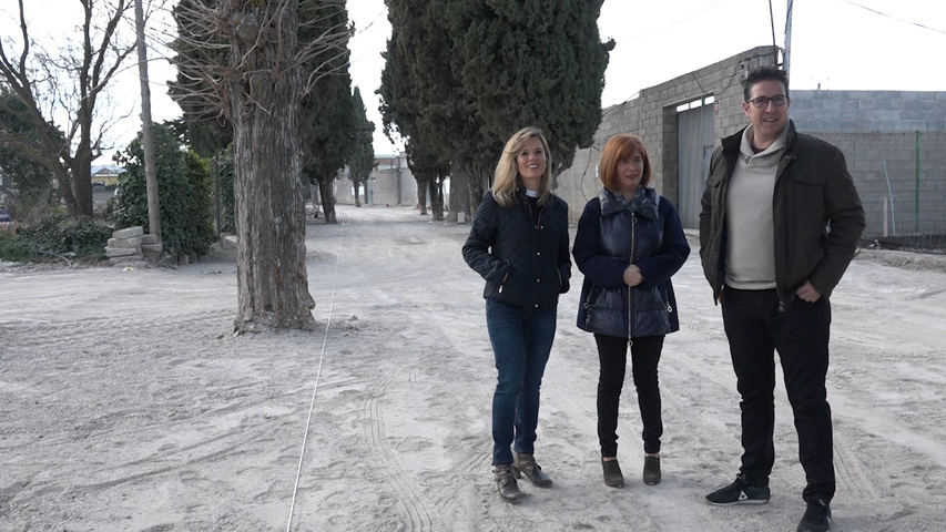 Las obras del camino del cementerio de Úbeda se encuentran ya al 70% de su ejecución