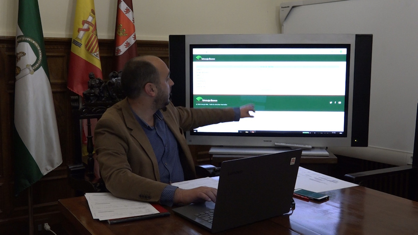 El responsable de Hacienda de Úbeda presenta la plataforma para realizar pagos online del ayuntamiento de la ciudad