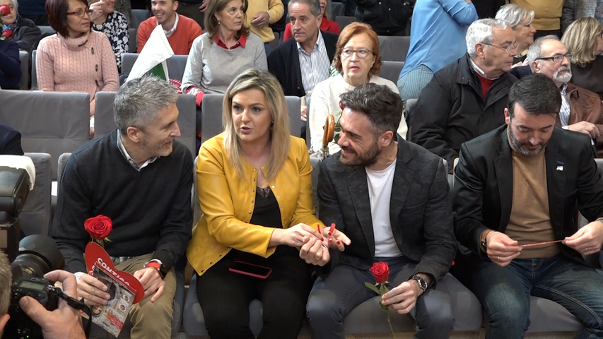 Fernando Grande Marlaska y Felipe Sicilia respaldan la candidatura a la alcaldía de Baeza de Lola Marín