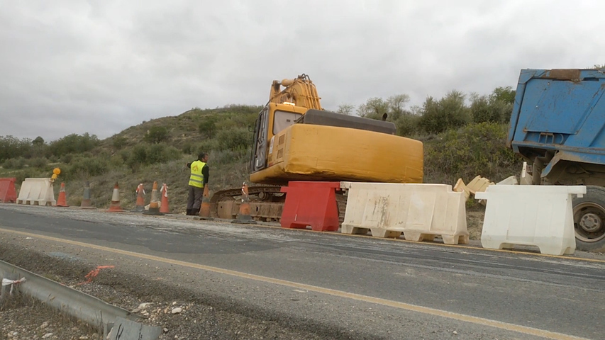 Comienzan las obras del arreglo de la A-315 a su paso por Torreperogil