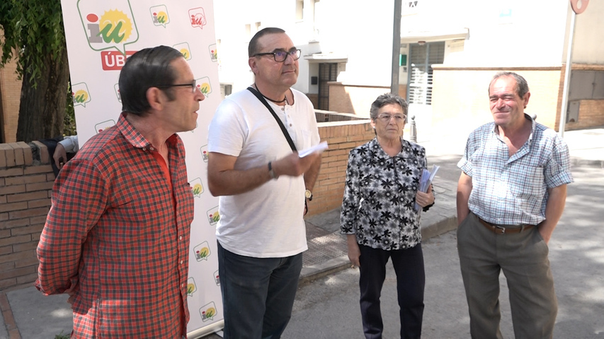 Izquierda Unida de Úbeda critica el estado de abandono del barrio de la alameda
