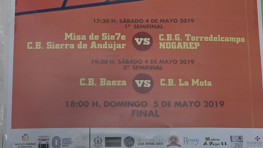 Final four de Baloncesto en el Polideportivo San Andrés de Baeza