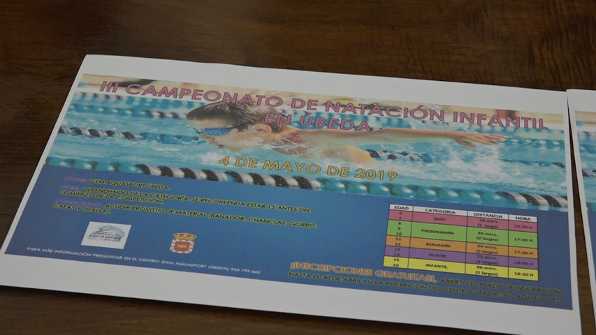 Presentada la III Edición del Campeonato de Natación Infantil de Úbeda