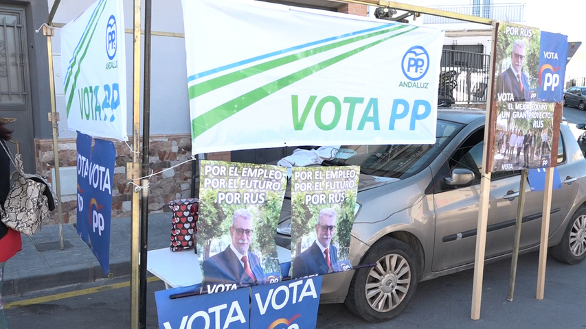 Campaña del PP en Rus y su defensa del empleo a través del yacimiento visigodo