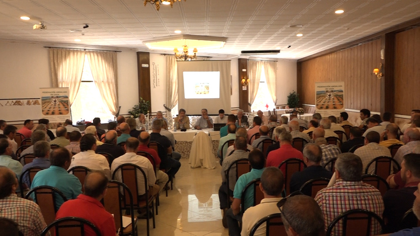 Clausura en Baeza de la asamblea provincial de presidentes de la Federación Andaluza de Caza