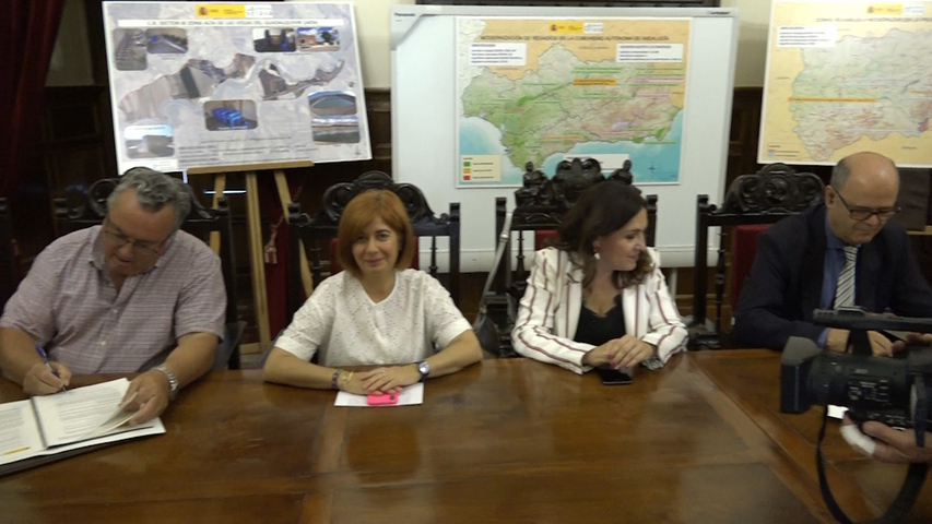 SEIASA firma en Úbeda un convenio regulador con la comunidad deregantes de las Vegas Altas del Guadalquivir