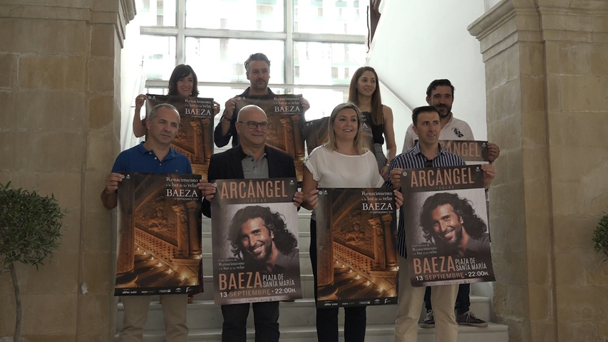 El artista Arcángel acompañará La noche de las velas en Baeza